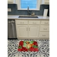thumbnail image 3 of Rhodesian Ridgeback Poinsettas Machine Washable Memory Foam Mat, 3 of 4