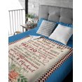 thumbnail image 5 of 50th Wedding Anniversary Personalized Blankets Gifts for Couples Husband Wife Dad Mom Grandma Grandpa Throw Blanket 50 Years of Marriage Anniversary Celebration Gift Ideas Cozy Fleece Sherpa Blanket, 5 of 5