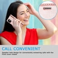 thumbnail image 5 of Compatible with iPhone 12 Mini Wallet Case, PU Leather Flip Folio Case with Card Holders RFID Blocking Kickstand [Shockproof TPU Inner Shell] Phone Cover For iPhone 12 Mini, rosegold, 5 of 11