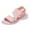 b-Pink, variant on 2025 Ladies Solid Color Breathable Earth Spirit Sandals for Women Mesh Fish Mouth Casual Platform Sandals for Women Flat Sandals