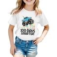 thumbnail image 2 of School Uniform Tshirts Children First Day School Print T Shirt Short Sleeve Girls Girls Graphic Tees White 8-9 Years, 2 of 4