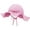 Pink, variant on Baby Sun Hat with UPF 50+ Outdoor Adjustable Beach Hat with Wide Brim