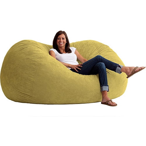 Big Joe XL 6' Fuf Bean Bag Chair, Multiple Colors/Fabrics