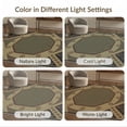 thumbnail image 7 of ODIKA 2'x3' Olive Green Geometric Washable Accent Rug Intricate Octagonal With Vintage Flair And Modern Touch Pet Friendly, Bedside Mat for Bedroom, Nursery, RV, 7 of 7