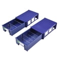 thumbnail image 1 of 1PC Stackable Plastic Hardware Parts Storage Boxes Component Screws Toolbox 2PCS blue, 1 of 9