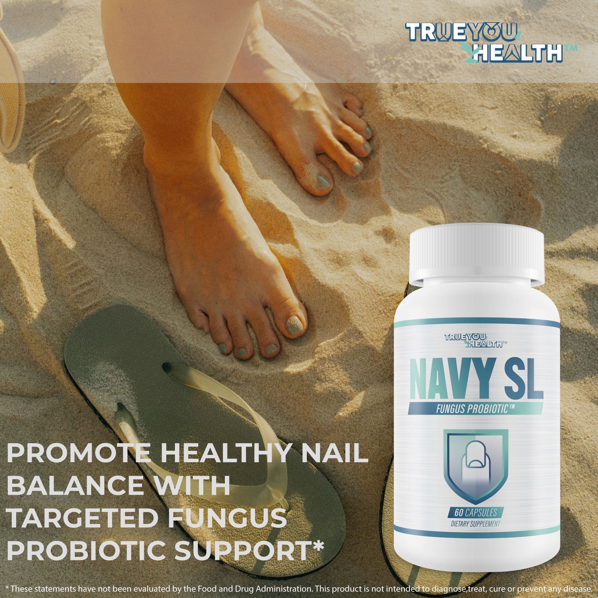 Navy SL Fungus Probiotic - Our Best Toenail Fungus Probiotic for Clear Nails - Probiotics Immune Support - Fight Off Fungi From The Inside Out - Navy Seal Toe Nail Fungal Treatment Fungal Pills