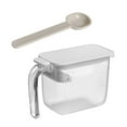 thumbnail image 4 of Boîte à Épices avec Couvercle, Récipient de Stockage pour Épices, Blanc, 4 of 9