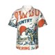 thumbnail image 1 of Fotbe Cowboy Rising Horse Camisa Hawaiana para Hombre Unisex – Camisa Casual de Verano con Botones de Manga Corta de Algodón y Lino,Large, 1 of 7