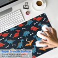 thumbnail image 4 of Long Mouse Pads for Desk,Dinosaur and Bone Silhouette Pattern Desk Mats on Top Of Desks, Desk Mouse Pad Extra Large with 3mm Non-Slip Base and Stitched Edge for Gaming,Office,Work,Home 31.5"x15.7", 4 of 6