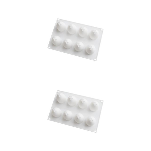 Kearding Molde para huevos de Pascua, hermosos huevos de Pascua con molde de silicona adecuado para múltiples escenas, molde de huevos 3D de molde de huevos 3D 2Conjunto