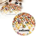 thumbnail image 4 of zhangmingg Welcome Mat Round Absorbent Non- Floor Rug for Home Holiday Seasonal Doormat, 4 of 8