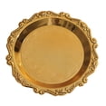 thumbnail image 1 of Soporte de metal para tartas, elegante candelabro, bandeja para cafetería, buffet y festival. 20cm Oro, 1 of 9
