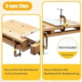 thumbnail image 6 of Misright Anti Shock Woodworking Station Lightweight Worksurface Clamps for DIY Projects, 6 of 8