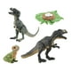 thumbnail image 1 of 4x Dinosaur Growth Playset Material didáctico Juguete científico Figura modelo de crecimiento animal Tiranosaurio 177.3g, 1 of 9