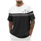 thumbnail image 2 of Tops para hombre, blusas y camisas de cuello redondo y manga corta para hombre, blusas casuales de moda con cuello redondo y manga corta, blusas para hombre, blusas de poliéster para hombre, 2 of 5