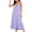 Purple, variant on Aboser Womens Plaid Gingham Nightgowns Trendy Pleated Front Sleepwear Loose Round Neck Nightdress Comfy Soft Sleeveless Tank Sleep Shirts with Pockets