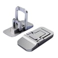 thumbnail image 2 of 2 Pièces Mini Support d'Ordinateur Portable avec 2 Angles Réglables Support d'Ordinateur Portable Argent, 2 of 8