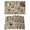 khaki, variant on Coffee Theme Placemats Set of 6, Funny Brown Vintage Beans Latte Tea Cup Placemats for Dining Table, Place Mats for Kitchen Tabletop, Waterproof Wipeable Dining Table Mats Set