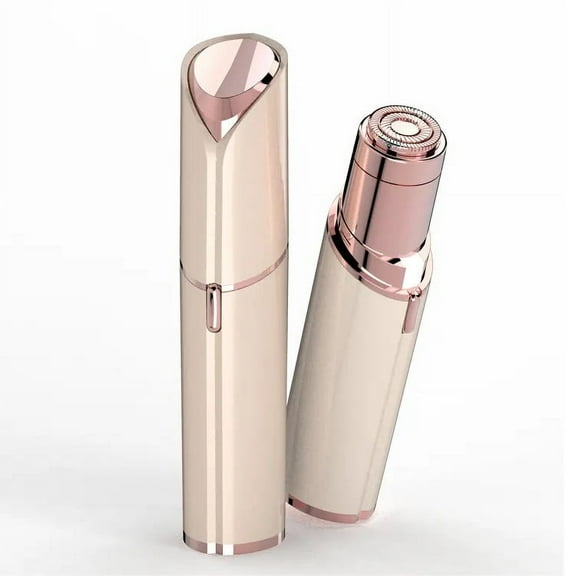 Finishing Touch  Facial Hair Remover for Women, Electric Face Razor for Women for Instant and Painless Hair Removal, Blush & Rose Gold