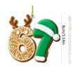 thumbnail image 5 of WKSCLPAI Funny 67 Ornament - New 67 Gingerbread Christmas Ornaments 2025, Meme Humor Hanging Decorations for Xmas Tree, Unique Christmas 67 Meme Gifts, 5 of 5