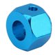 thumbnail image 2 of Connecteur élargisseur de moyeu de roue hexagonal en alliage d'aluminium de 9 mm pour TRAXXAS TRX4 TRX6 1/10 RC Carblue, 2 of 4