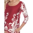 thumbnail image 5 of White Mark Women's Maternity Ganette Tunic Top, 5 of 5
