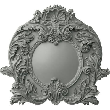 Ekena Millwork 21 5/8"W x 19 3/4"H x 2 3/8"P Modena Large Center Onlay