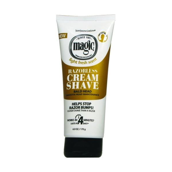 Magic Shave Cream For Bald Head, 6 Oz.,Pack of 2