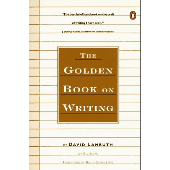 Pre-Owned Golden Book on Writing (Penguin Handbook), 9780140462630, 0140462635, Paperback,