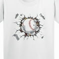 thumbnail image 4 of Inktastic Baseball Breakthrough Youth T-Shirt, 4 of 5