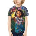 thumbnail image 4 of Encanto Boys Girls 3d Graphic Printed T-Shirt Crewneck Short Sleeve Tees, 4 of 7