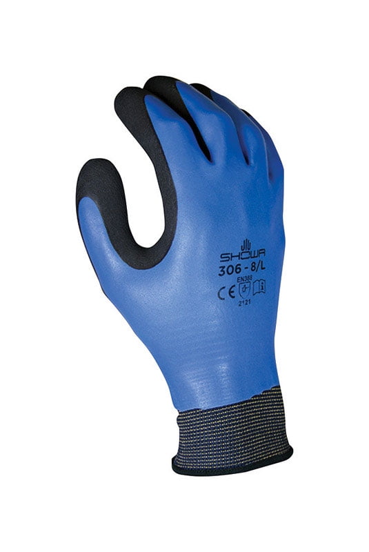 Showa 306 All Weather Grip Water Repellent Gloves Sizes Medium & Large 