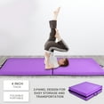 thumbnail image 3 of Topbuy Folding Panel Gymnastics Gym Mat Portable for Fitness Exercise, 3 of 7
