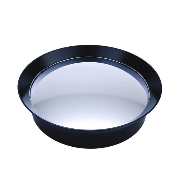 Espejo convexo de esquina versátil de 11,02 pulgadas, gran angular, nórdico, decorativo para negro