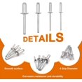 thumbnail image 3 of LAICAIW 100 Pcs Rivets en Aluminium pour Stores 3/16 Pouces x 1/4 Pouces, Rivets Pop 4.8 x 6mm, Lot de 100, 3 of 6
