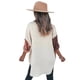 thumbnail image 4 of Txlixc Blusa de mujer Contraste Color Costura Manga larga Solapa Cierre de botón Suelta Versátil Camisa casual Tops Txlixc  Moda, 4 of 7