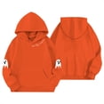 thumbnail image 5 of LRen Halloween Themed Hoodies for Girls Halloween Graphic Hooded Sweatshirts Oversized Long Sleeve Pullover Sweatshirt Kids Preppy Back to school, Halloween, Christmas Hooded Blouse, 5 of 5