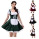 thumbnail image 2 of GB10067 Disfraces de Oktoberfest para mujer de talla grande, vestidos Dirndl a cuadros bávaros, atuendo de carnaval alemán, tallas S a 3XL, 2 of 5