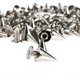 thumbnail image 1 of 100 piezas de remaches de estilo punk con forma de cono para manualidades de cuero, 1 of 5