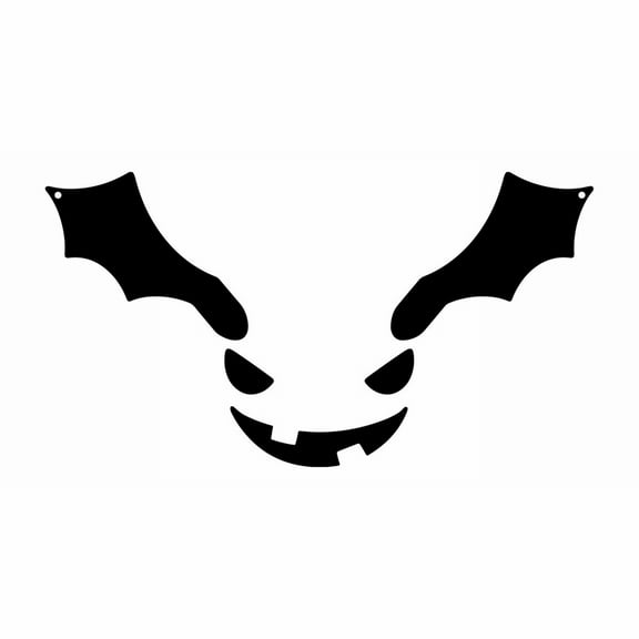 Bat-Halloween Decorations-Halloween Pumpkin Bat Inserts – Metal Push In Kit for Pumpkin Decor | Fun Handmade Halloween Decoration for Kids and Adults Perfect