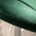 thumbnail image 5 of Roundhill Furniture Ellston Upholstered Adjustable Swivel Barstools in Green, Set of 2, 5 of 17