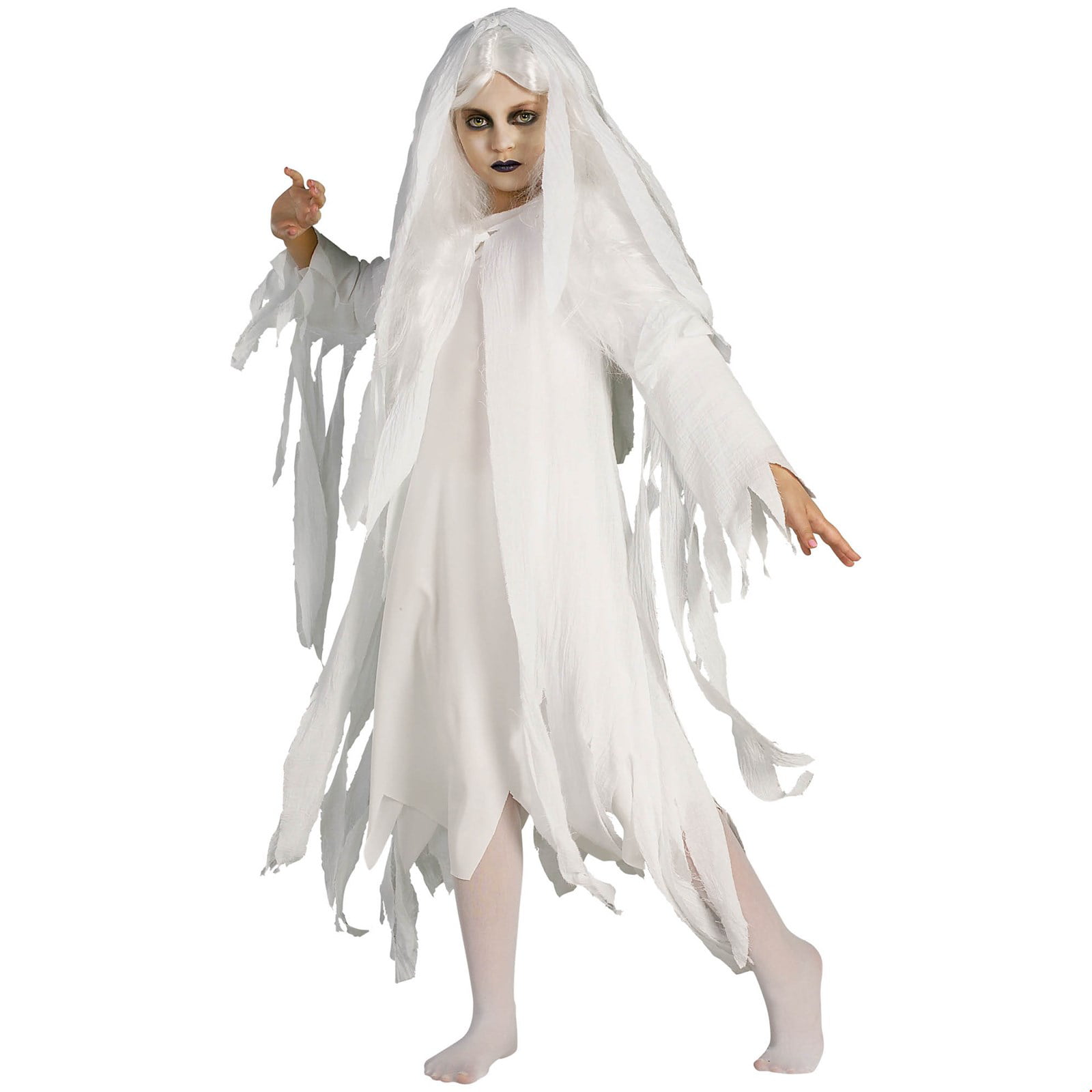 Girls Ghostly Spirit Costume - Walmart.com