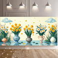 thumbnail image 6 of LUUFILx Floral Tulip Backdrop Banner with Spring Flowers for Garden Party Wedding Decoration Event Background Photography Prop Neon Decors Celebration, 6 of 9
