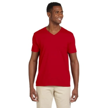 Mens 4.5 oz. SoftStyle T-Shirt 3 Pack - Walmart.com