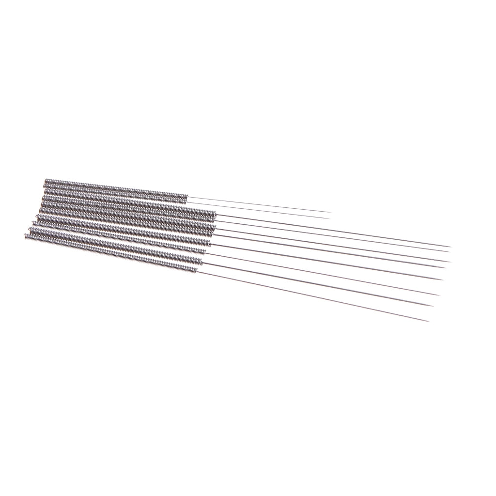 10Pcs Nozzle Cleaning Needles Kit Stainless Steel Cleaning Tool For 3D Printer 