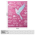 thumbnail image 4 of Nawypu  Breast Cancer Gifts for Women Healing Thoughts Blanket Super Soft &amp; Warm Get Well Breast Cancer Blanket Sympathy Gift with Inspirational Positive Energy, 4 of 6