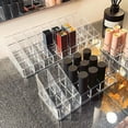 thumbnail image 2 of PENGXAING Lipstick Storage Box Lipstick Storage Box Save Space Transparent 12/18/36 Grids Women Makeup Lip Glaze Holder Daily Use, 2 of 6