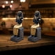 thumbnail image 5 of 2 piezas de estatuilla de faraón egipcio de resina, artesanía coleccionable antigua, escultura egipcia para estante decoración de oficina de, 5 of 9