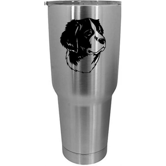 Drentsche Patrijshond Dog Themed Etched 30oz Stainless Steel Tumbler