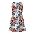thumbnail image 5 of Womens Sleeveless Floral Sundress Casual Summer Dress Beach Vacation Dress Lightweight A-Line Tank Dresses, 5 of 6